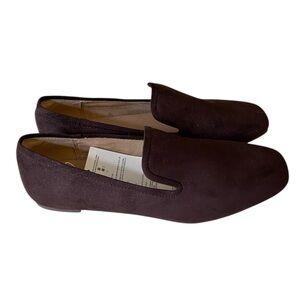 NWT Amazon Essentials Brown Slip-On Loafers